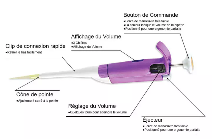 Quelles sont les différentes sortes de Pipette?