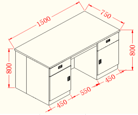 Tout en Acier Banc de Travail YR06014-1 // YR06014-14 – 2